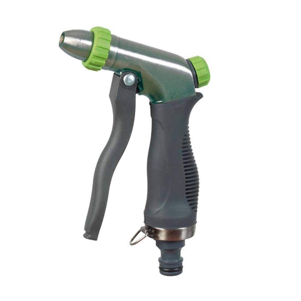 Pistolet arrosage métal revêtement Soft-Touch jet réglable-0