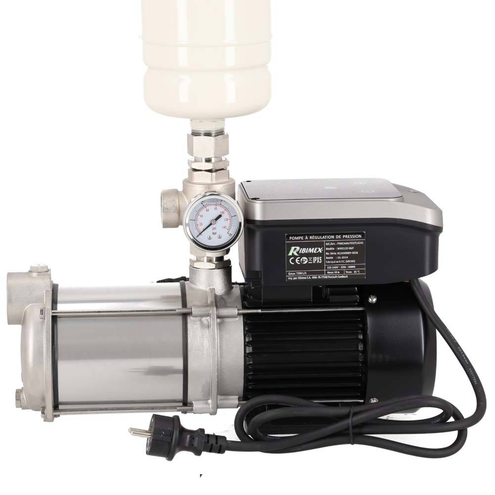 Pompe de surface auto amorcante 1300w variation débit 4 turbines inox-4