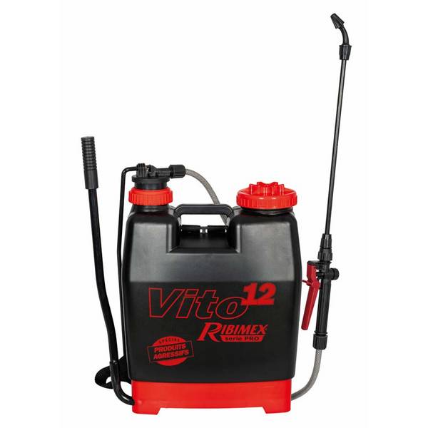 Pulvérisateur à Dos Pour Produits Agressifs 12l  Ribitech  prp120dc