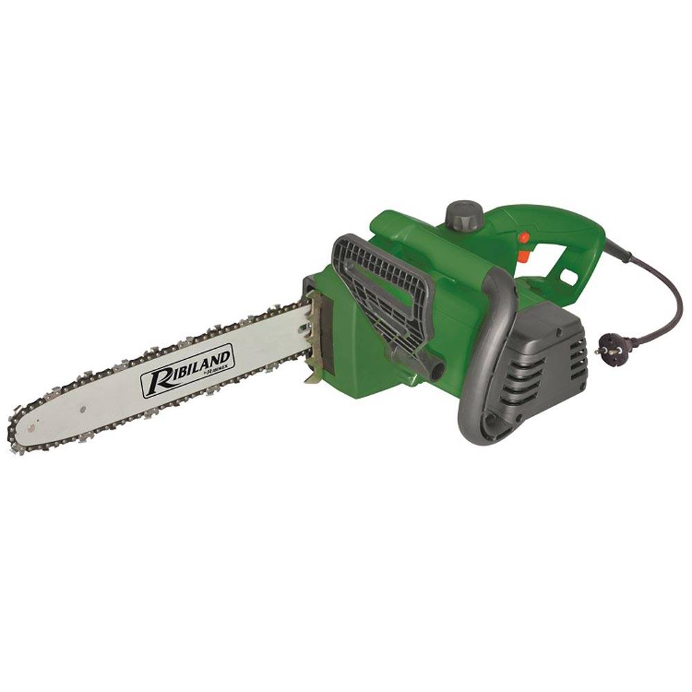 Tronçonneuse électrique 1600w. Guide 350mm Ribimex PRTRE351-0