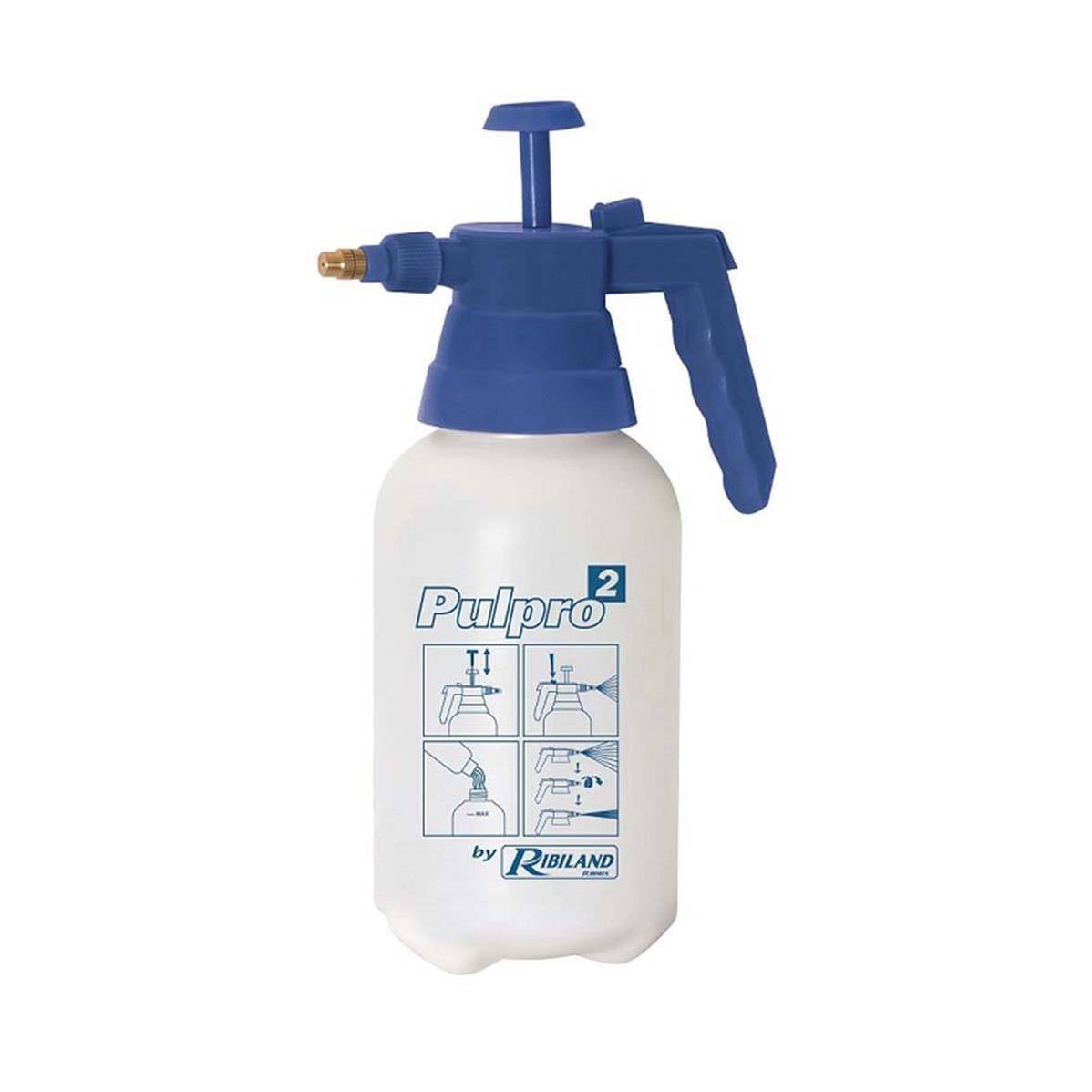 Pulvérisateur, brumisateur à main pression préalable Pulpro 2 contenance 1.4 litres-0