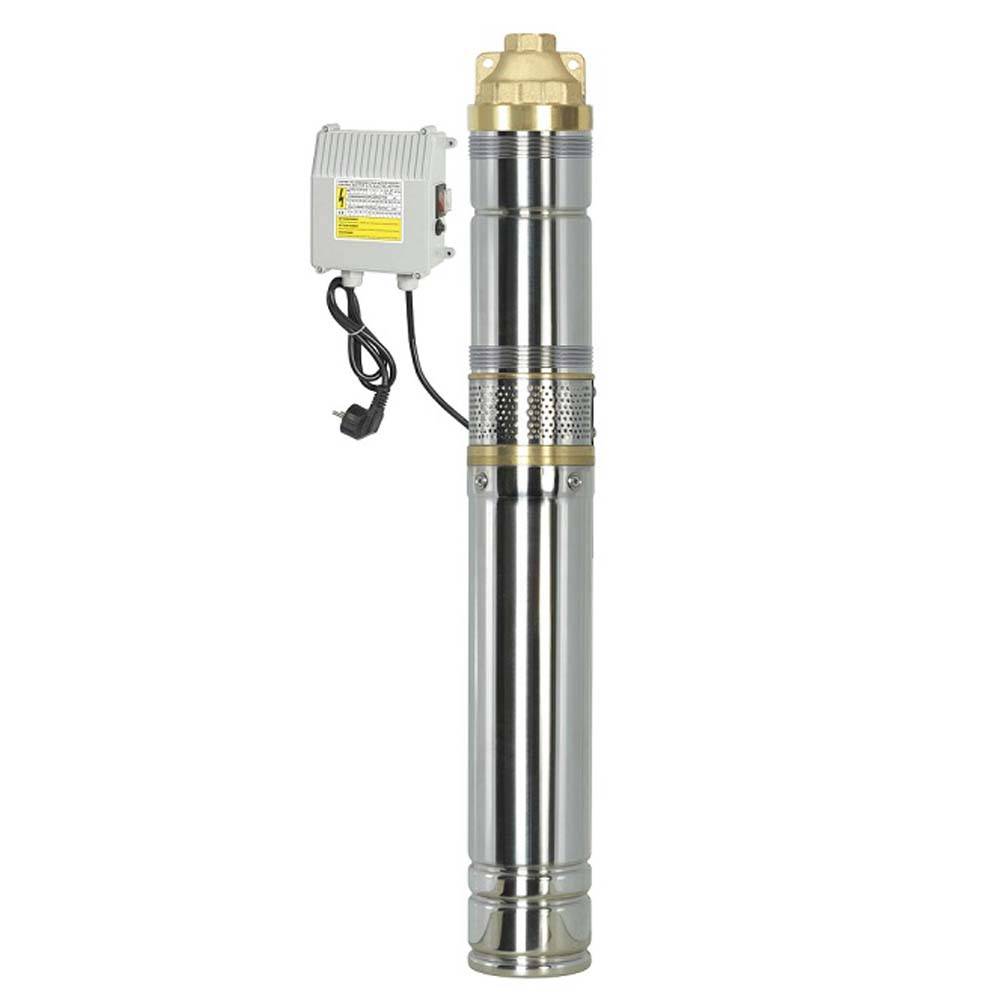 Pompe pour puits à vis grande profondeur 750 W refoulement max. 130m-0
