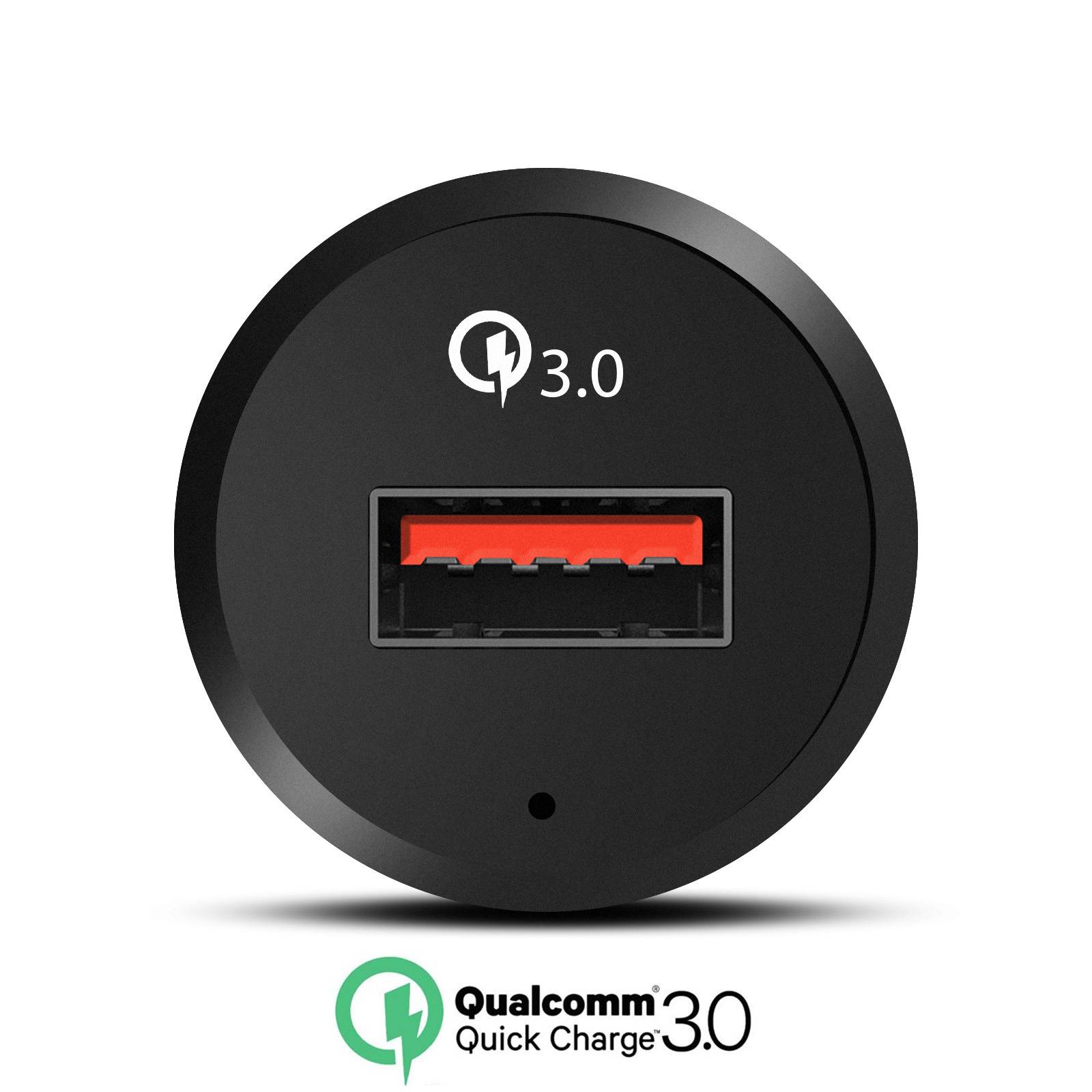 Chargeur Allume-Cigare Voiture Charge Rapide 3A Quick Charge 3.0-4