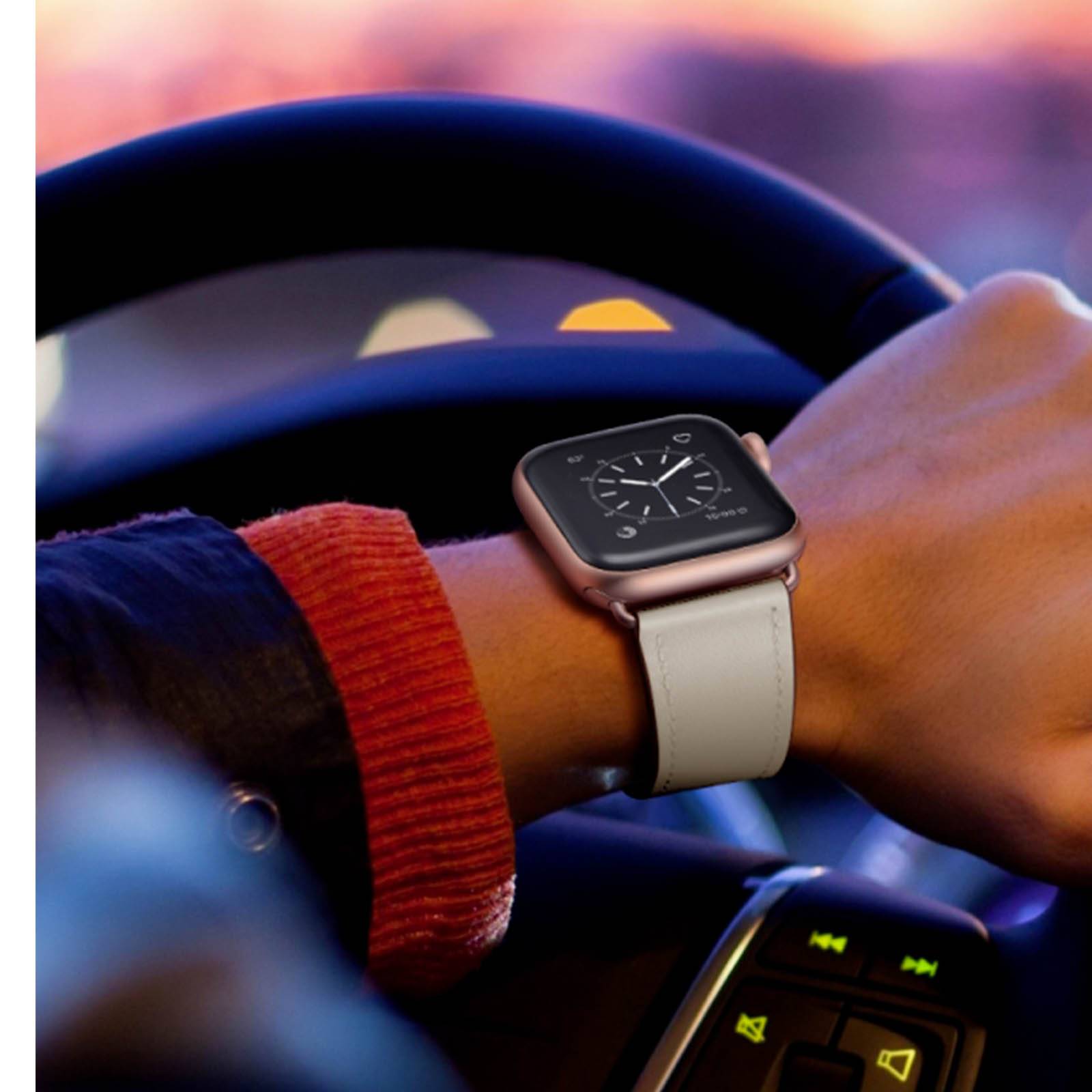 Bracelet pour Apple Watch 41mm / 40mm / 38 mm Cuir véritable-2