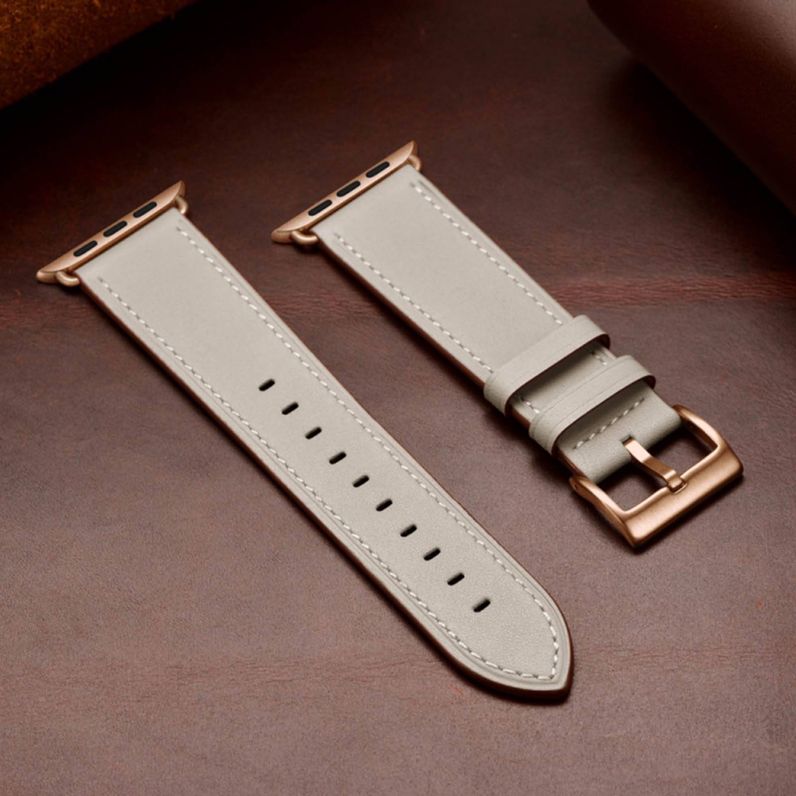 Bracelet pour Apple Watch 41mm / 40mm / 38 mm Cuir véritable-3