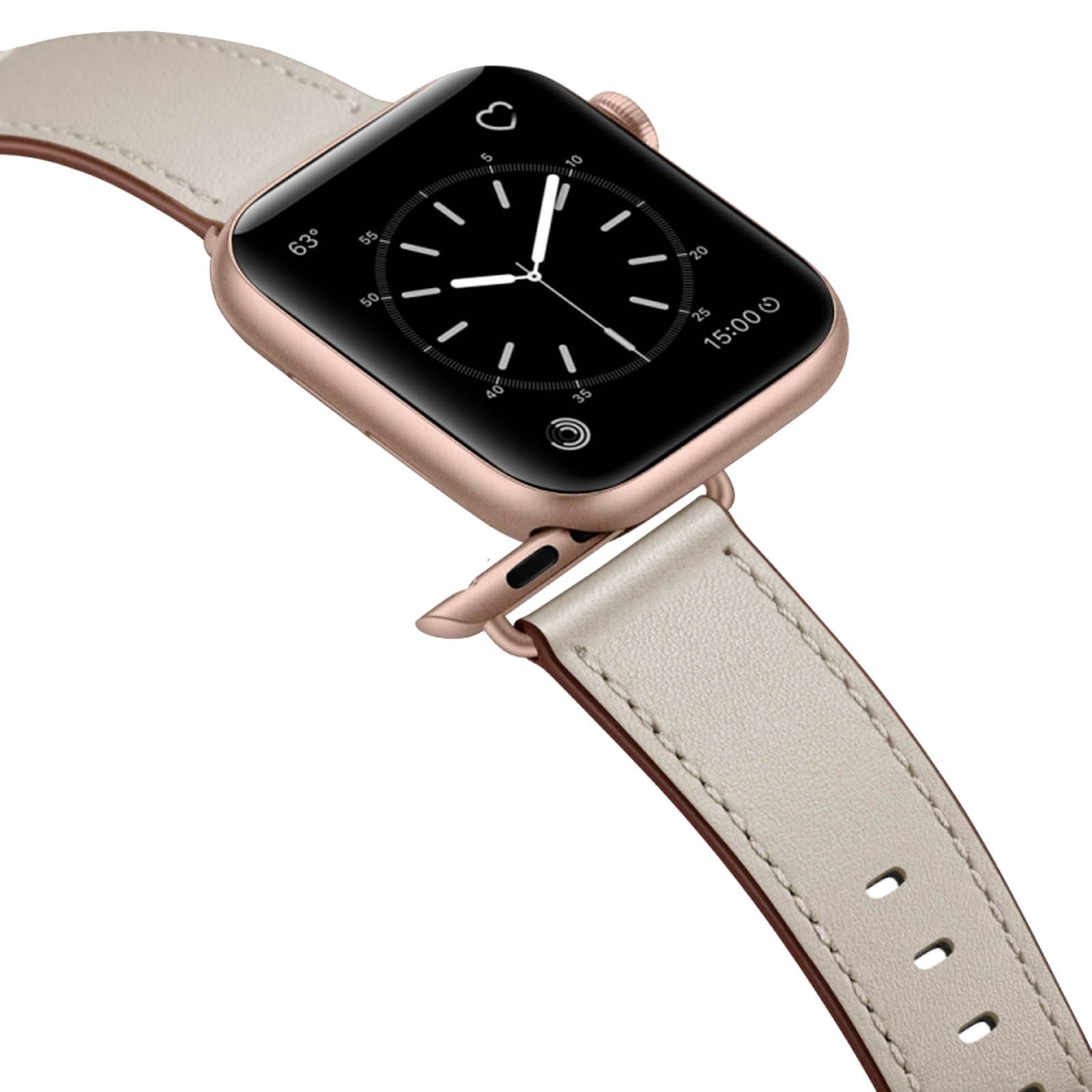 Bracelet pour Apple Watch 41mm / 40mm / 38 mm Cuir véritable-4