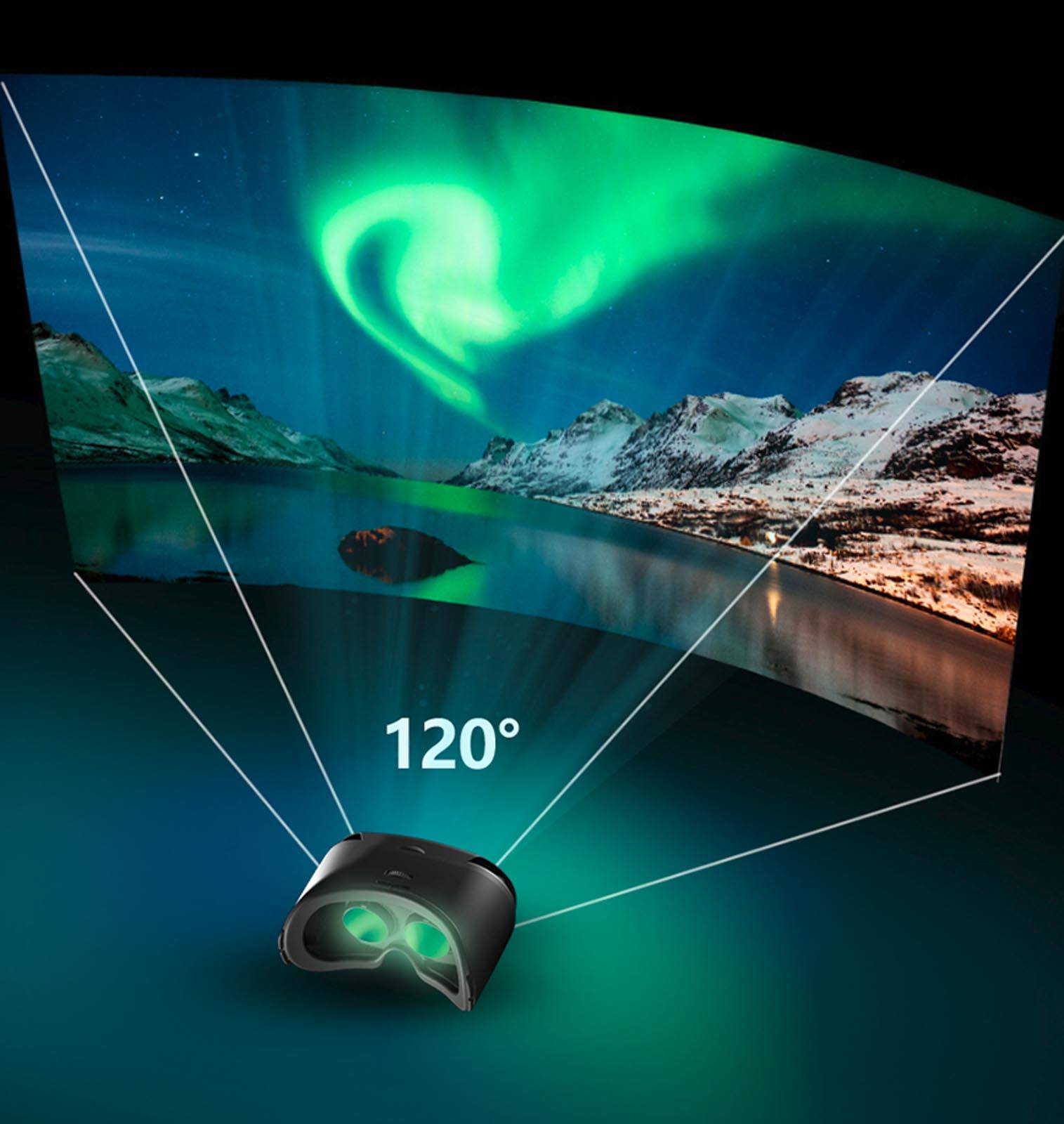 Casque VR Smartphone 5 à 7" Lentilles Anti-lumière bleue Angle de vision 120°-3