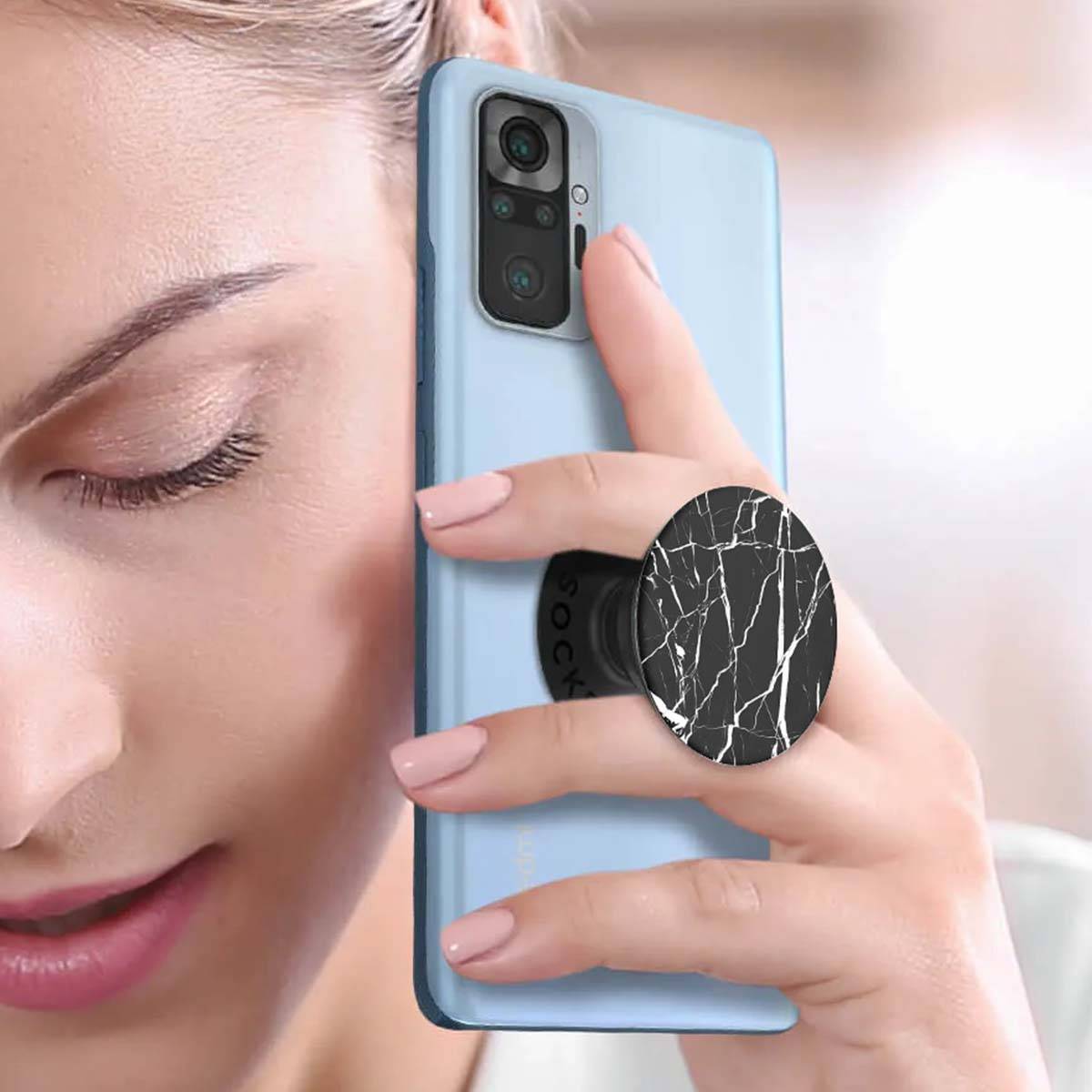 Pop Grip pour Smartphones Gén 2 Design Vagues Nocturnes et Marbre-2