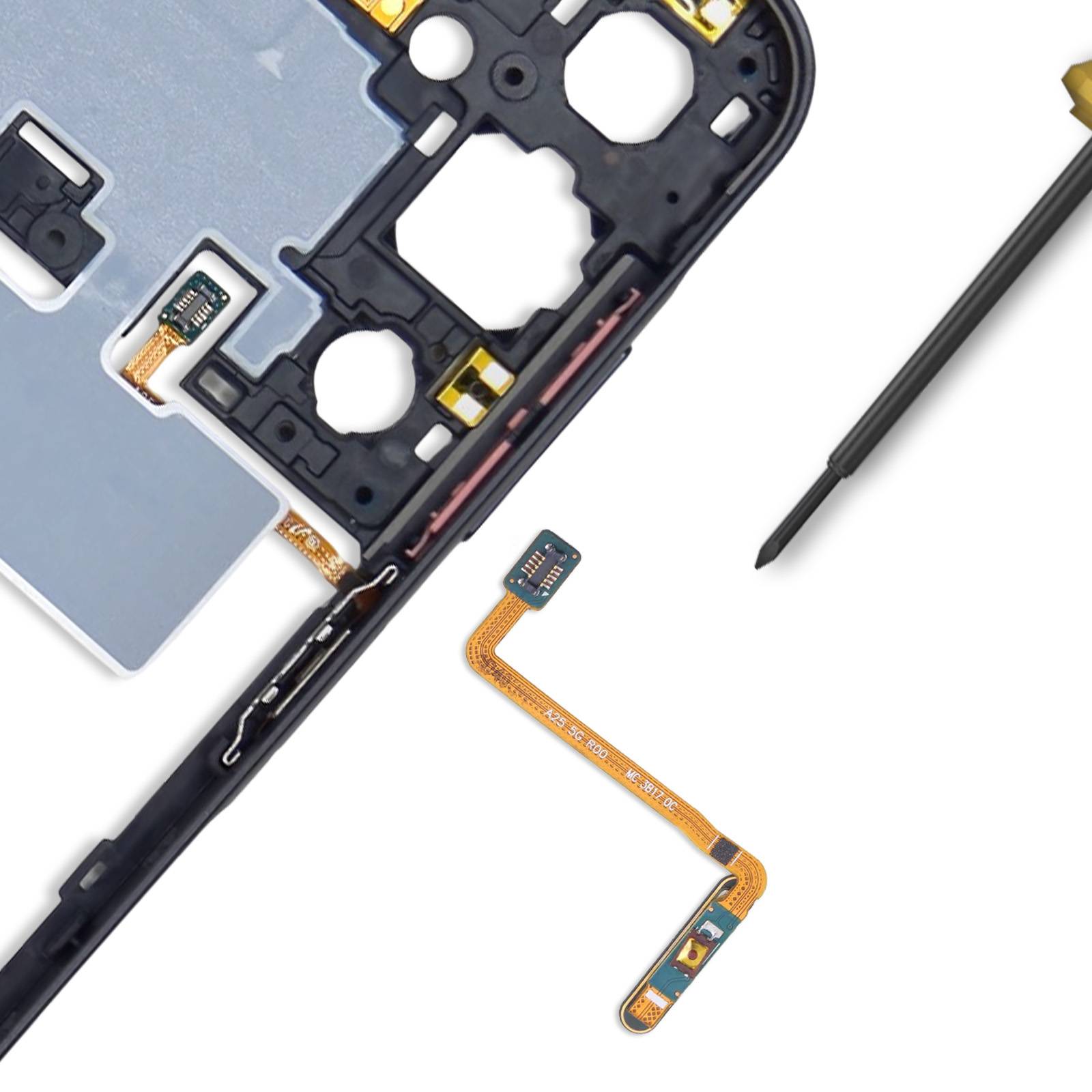 Lecteur d'empreinte digital pour Samsung Galaxy A25 5G Original-3