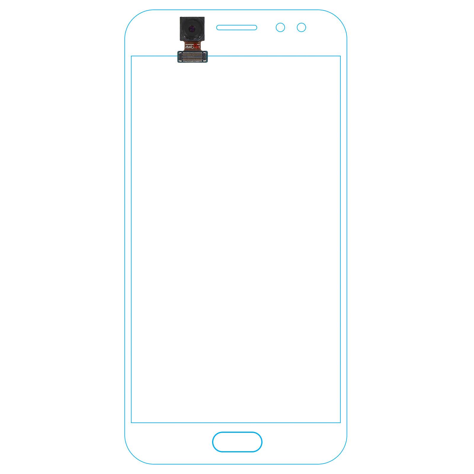 Caméra Avant pour Samsung Galaxy J5 (2017) Module Objectif Frontal + Nappe Connexion-3