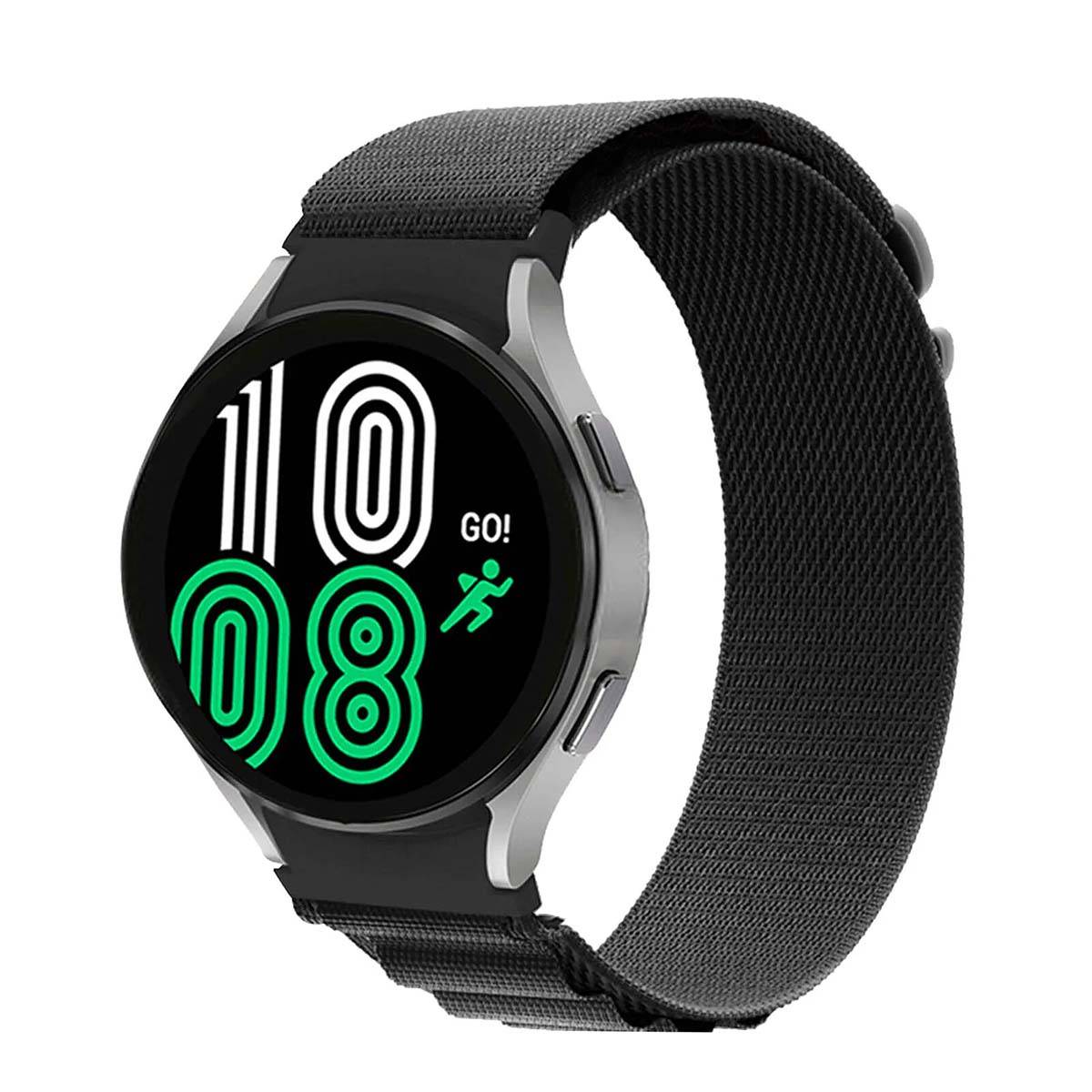 Bracelet pour Galaxy Watch 4/4 Classic/5/5 Pro/6/6 Classic Boucle alpine-3