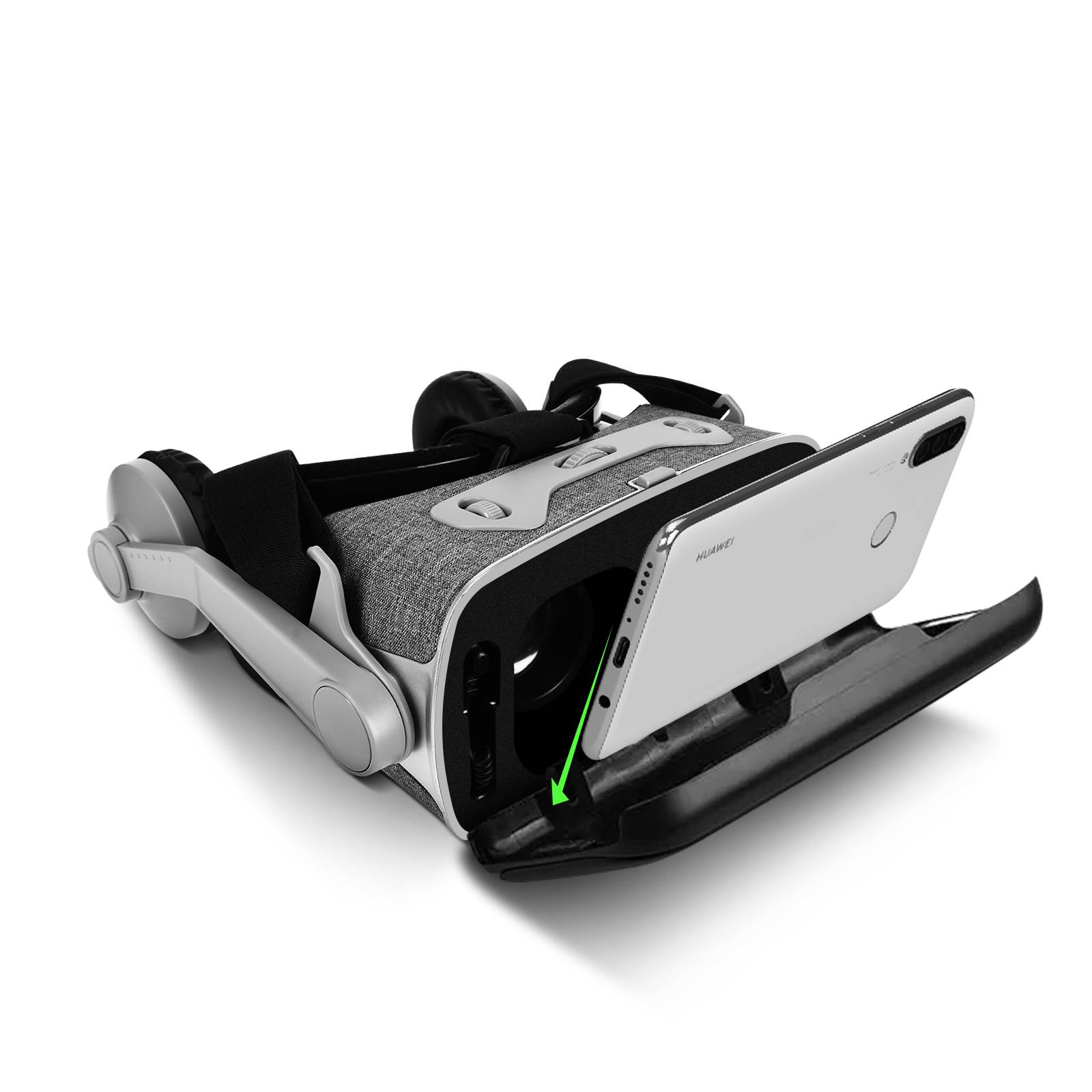 Casque VR Smartphone Immersion Audio Jack 3.5mm Sangles réglables-2