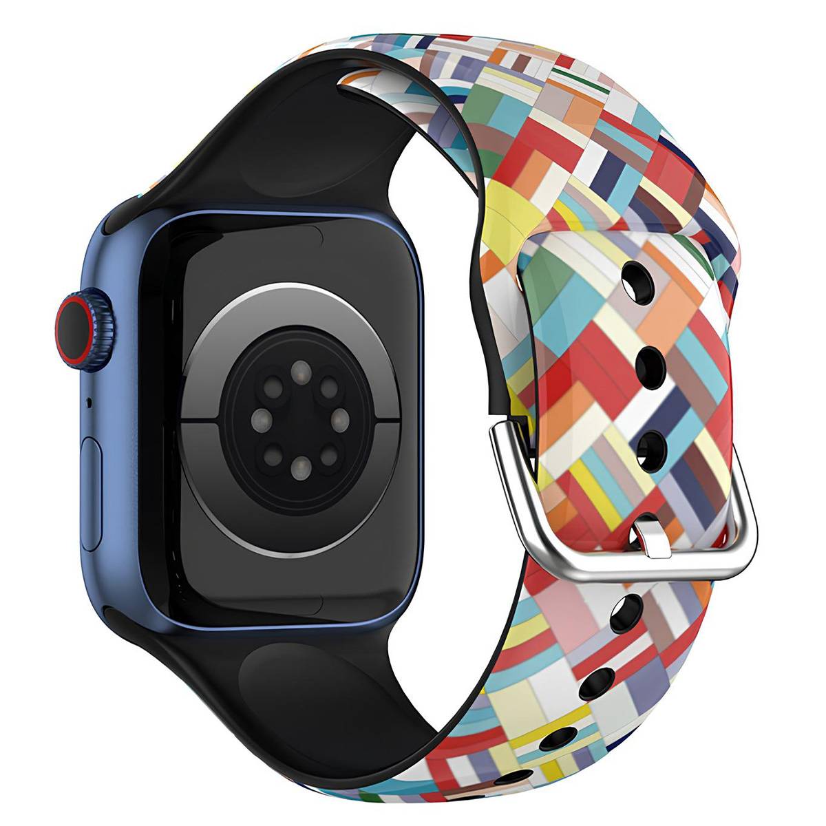 Bracelet pour Apple Watch 38/40/41mm Patchwork en TPU Abstract-0