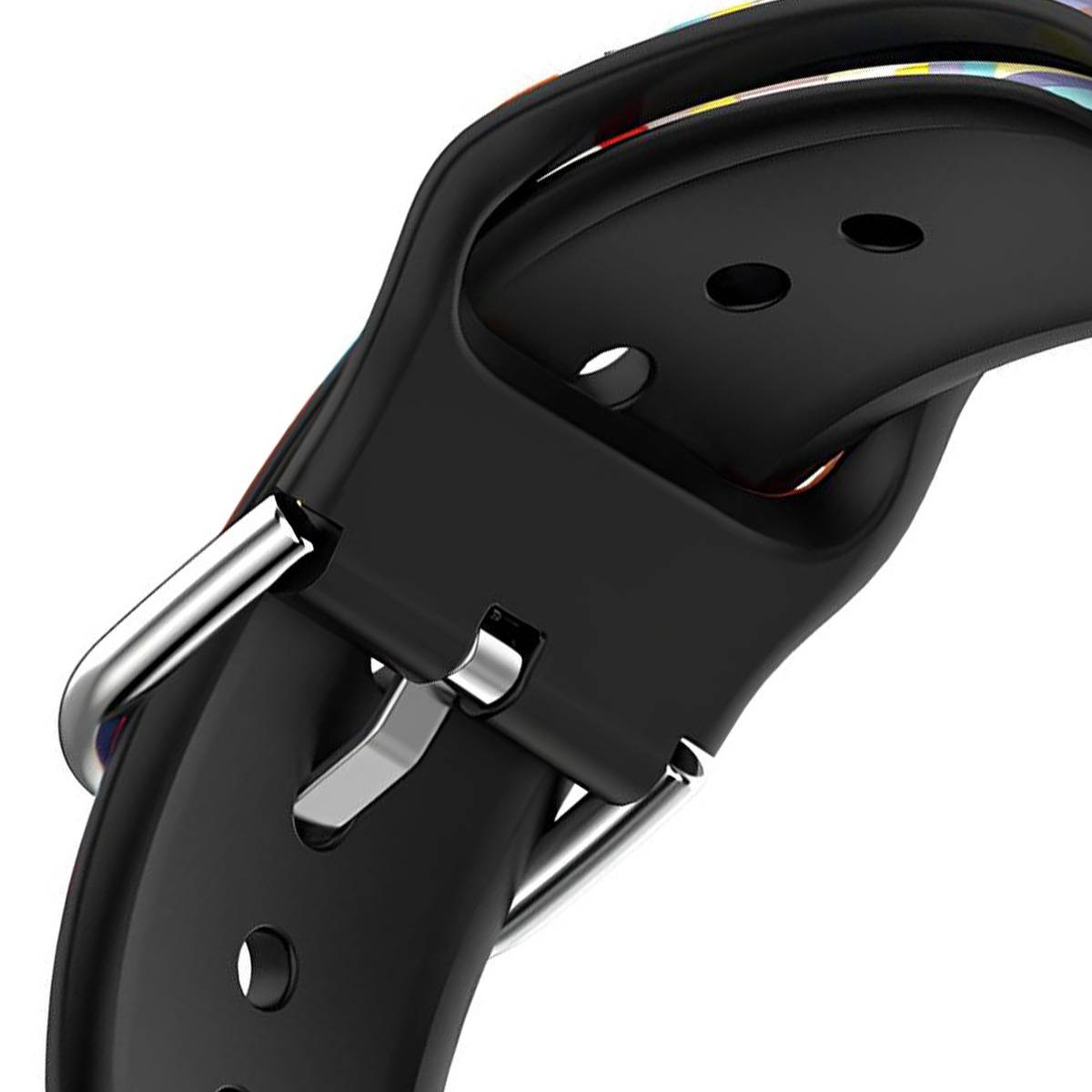 Bracelet pour Apple Watch 38/40/41mm Patchwork en TPU Abstract-3