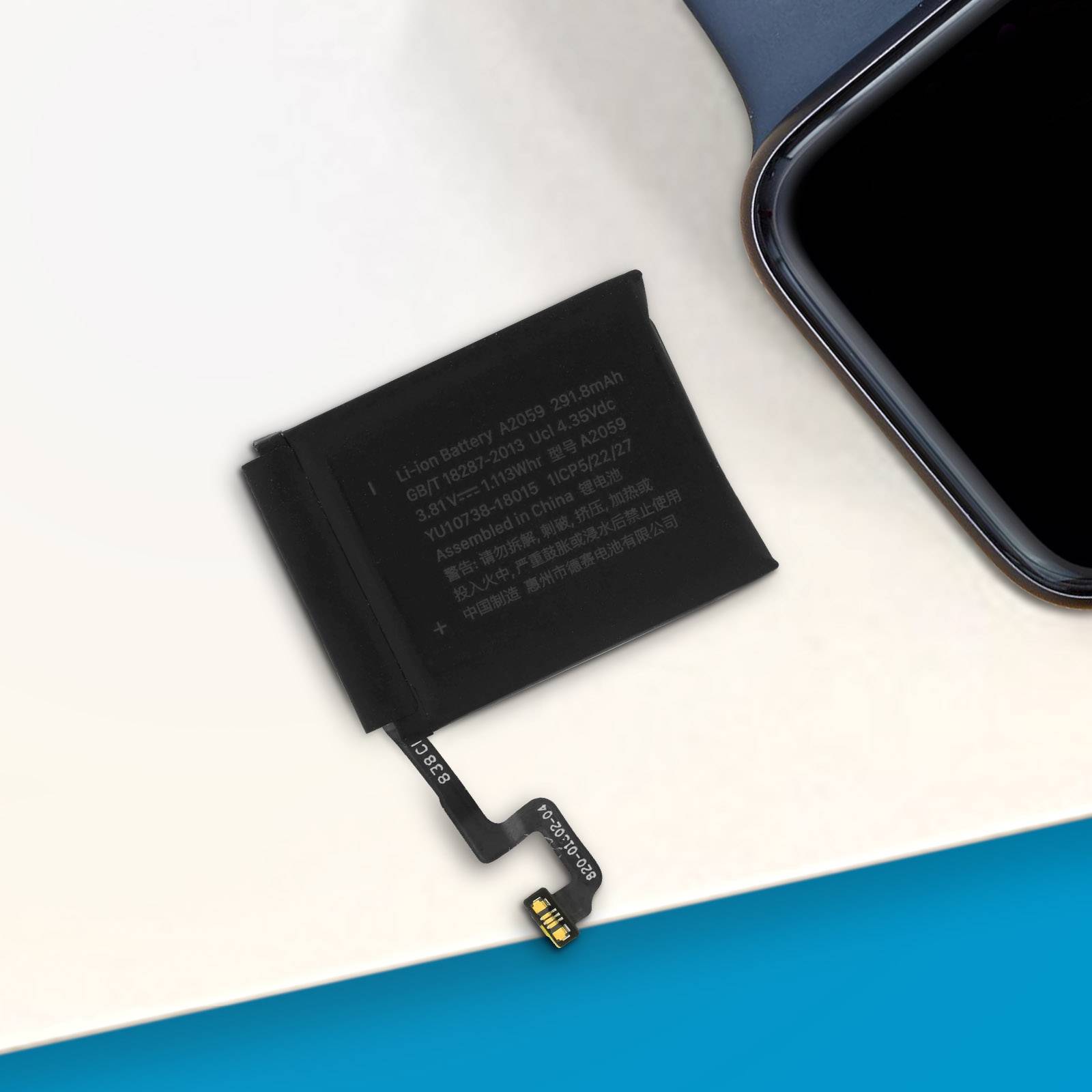 Batterie pour Apple Watch Series 4 44mm Capacité 291mAh Compatible-3