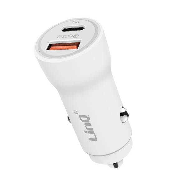 Chargeur Voiture Allume-Cigare 36W USB C et USB Recharge Rapide
