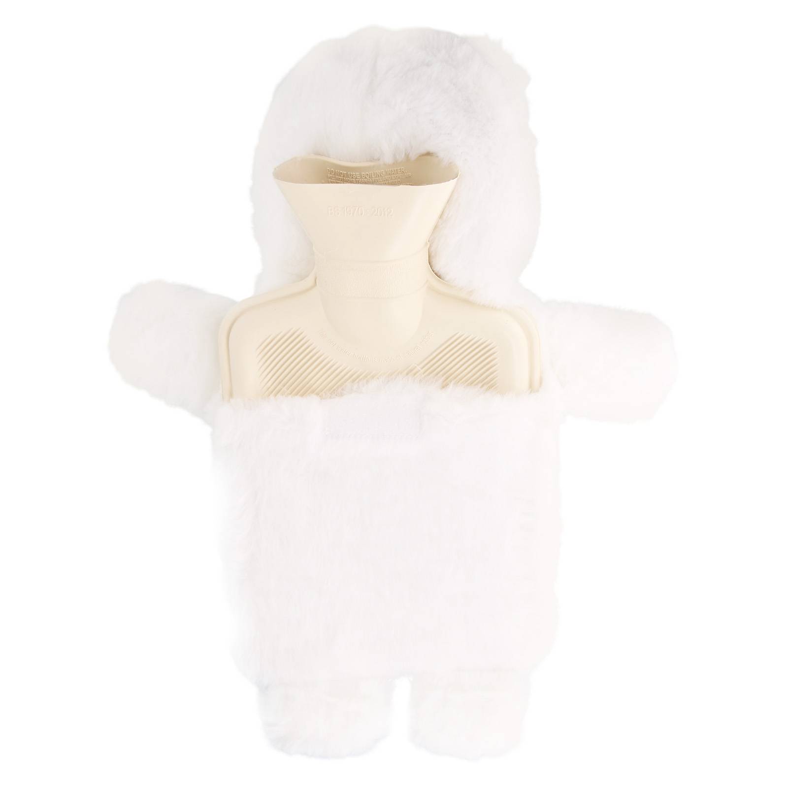 Bouillotte déhoussable en peluche Ourson 750ml-3