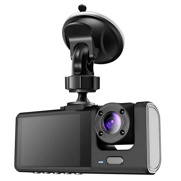 Dashcam Pare Brise Avant Arrière Intérieur 1080p LED 2 pouces Micro