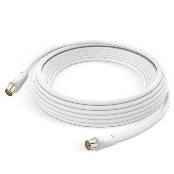 Câble Antenne TV Mâle Femelle Coxial 9.5mm PVC 5m