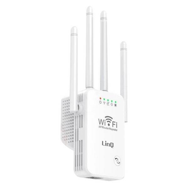 Extendeur Wifi Sans fil Longue Portée 300Mbps 4 Antennes Réglables