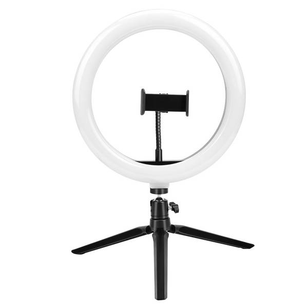 Akashi Ring Light Trépieds blanc/noir