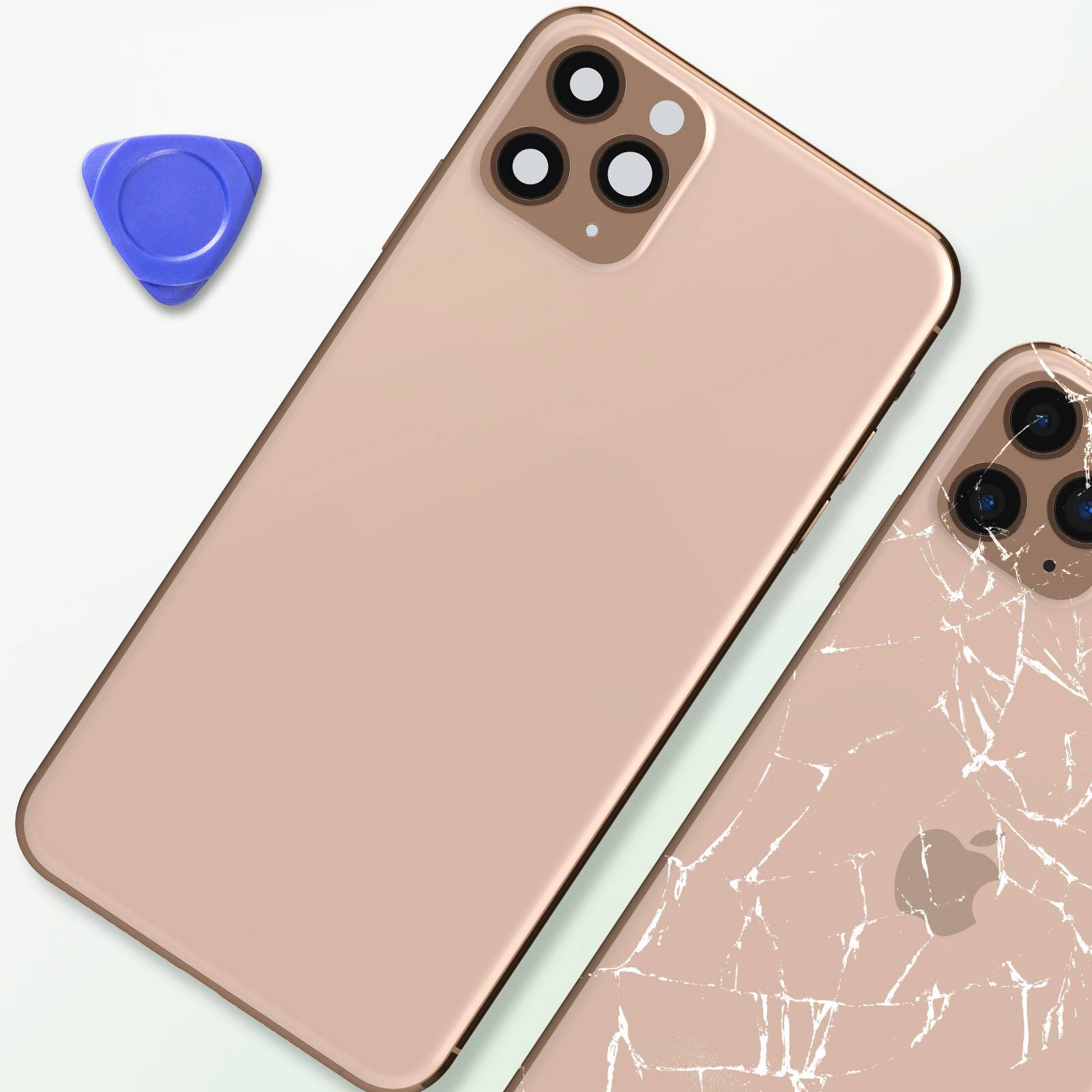 Châssis iPhone 11 Pro avec Vitre arrière de remplacement-3