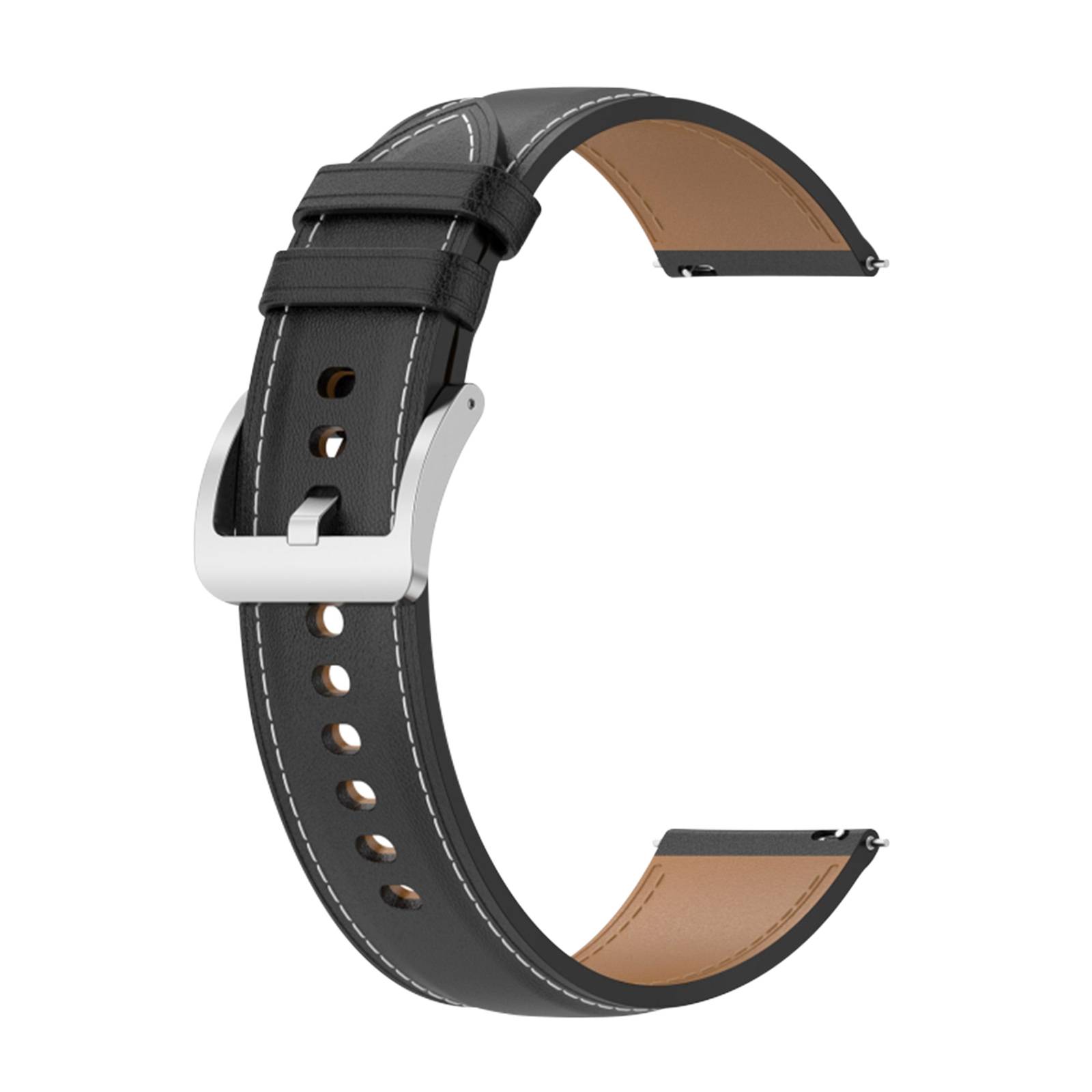 Bracelet Cuir pour Samsung Galaxy Watch 3 45mm pour Huawei Watch GT3 GT2 46mm-0