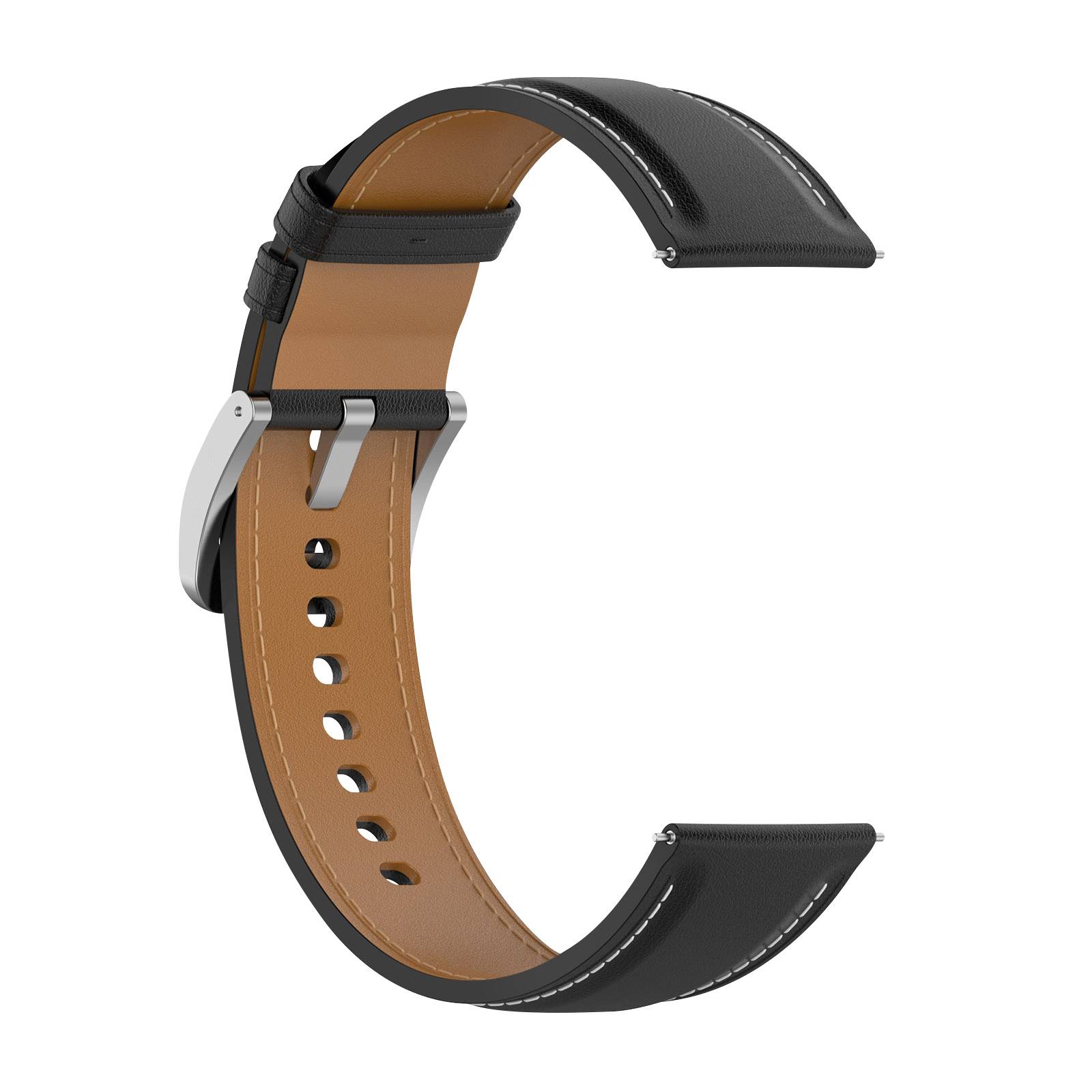 Bracelet Cuir pour Samsung Galaxy Watch 3 45mm pour Huawei Watch GT3 GT2 46mm-1