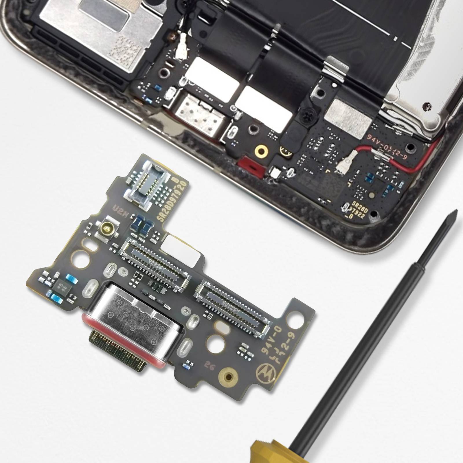 Connecteur de charge USB-C pour Motorola Edge 50 Ultra Original-3