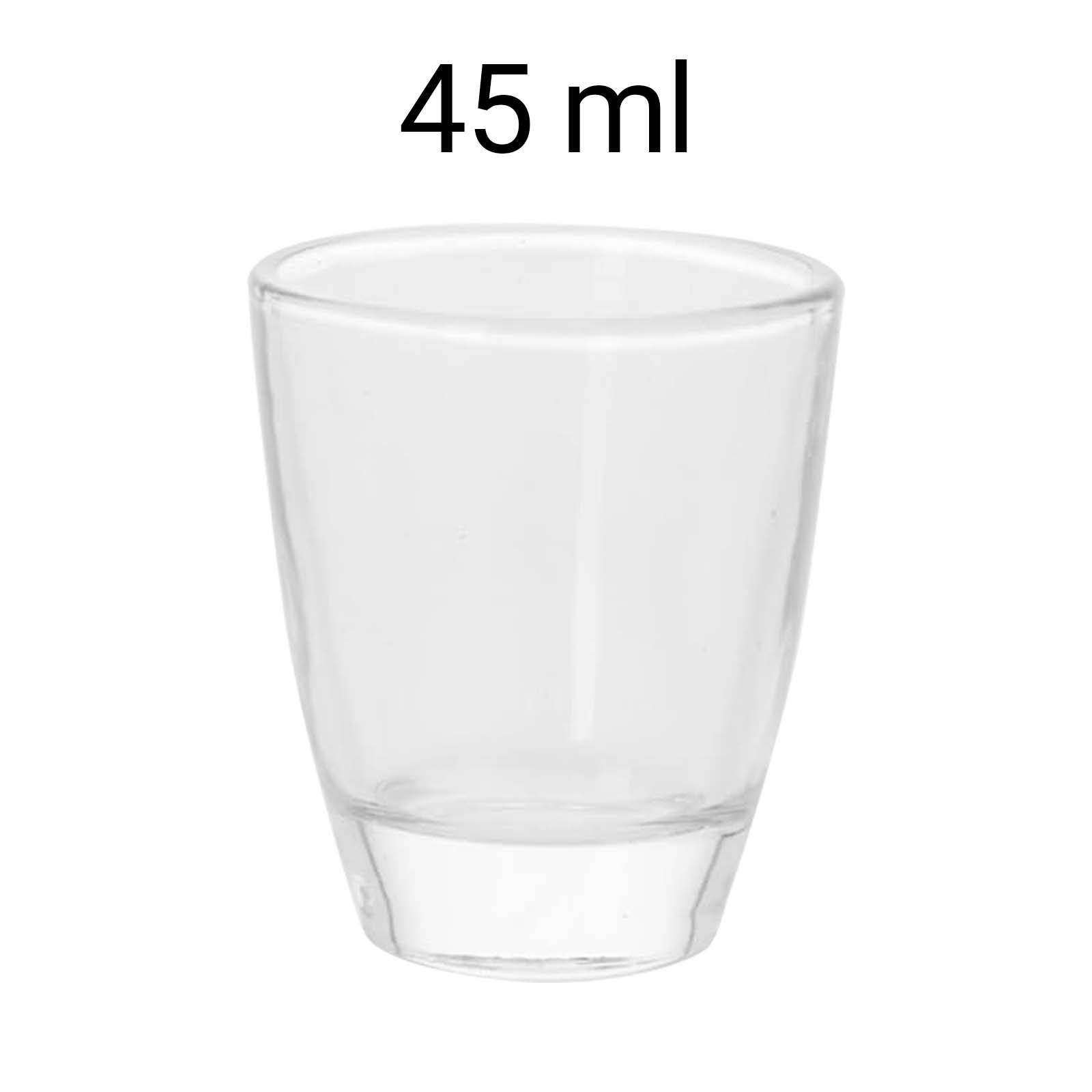 Pack de 6 Verres à Shot 45ml compatibles Boissons Alcool Résistant-2