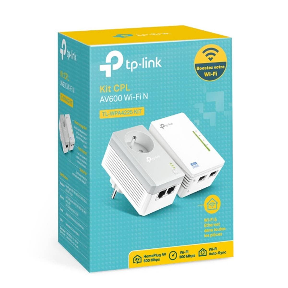 Kit Répéteur Wi-Fi N300 avec Adaptateur CPL 600 Mbps-2