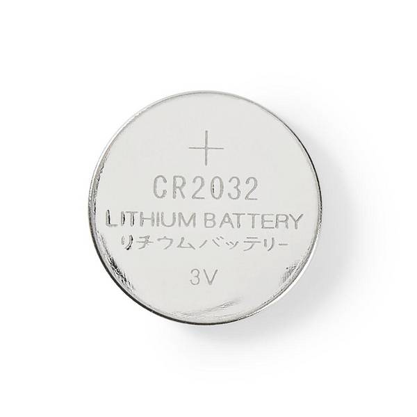 Pack de 5 Piles Boutons Lithium CR2032 3V DC Prêtes à l'Emploi