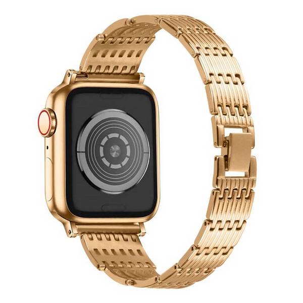 Bracelet pour Apple Watch 42/44/45mm en acier inoxydable Strass