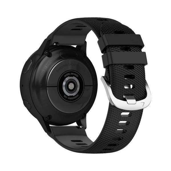 Bracelet pour Samsung Galaxy Watch Active 2 40mm Silicone Texturé