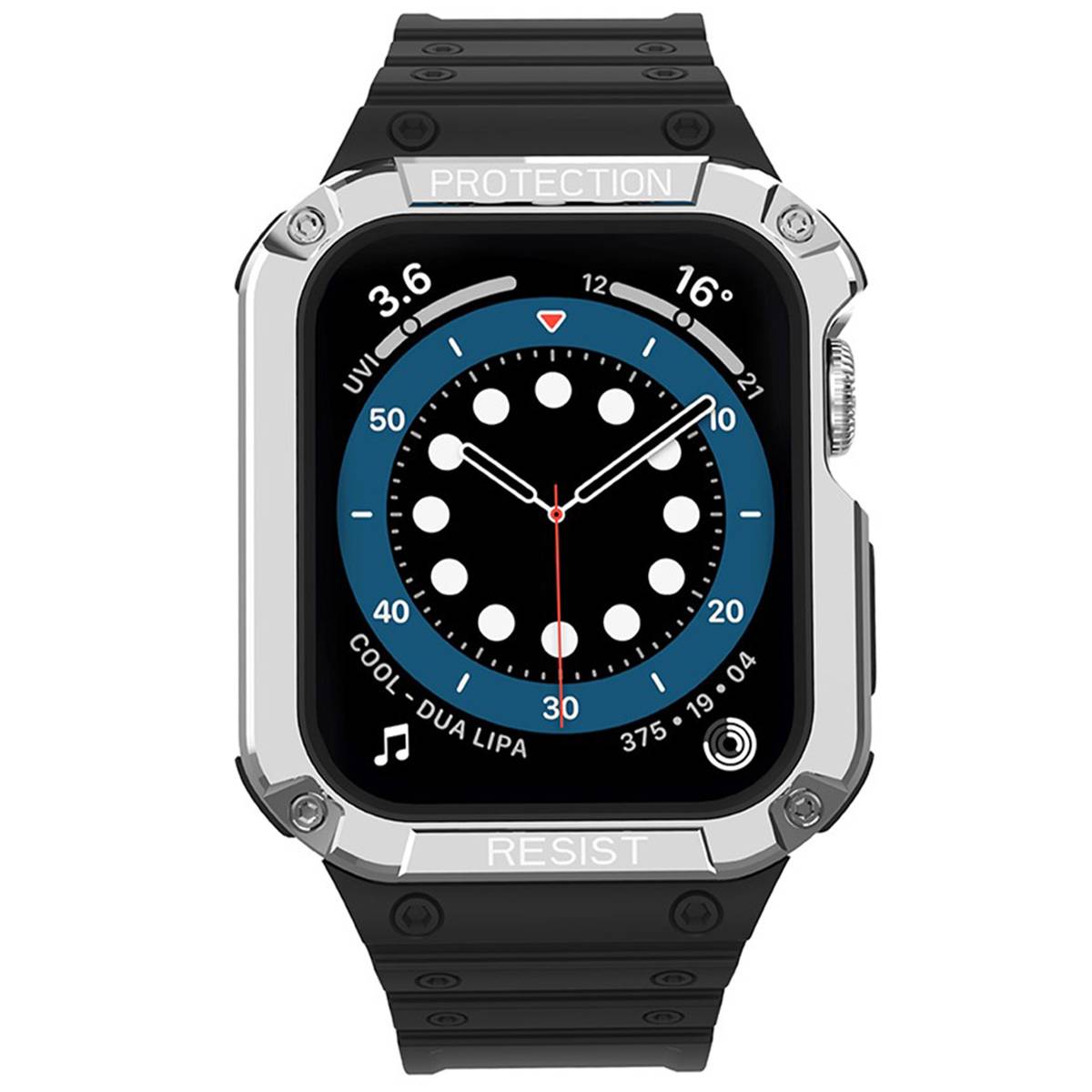 Bracelet pour Apple Watch 42/44/45mm en TPU Intégral Ultimate-1