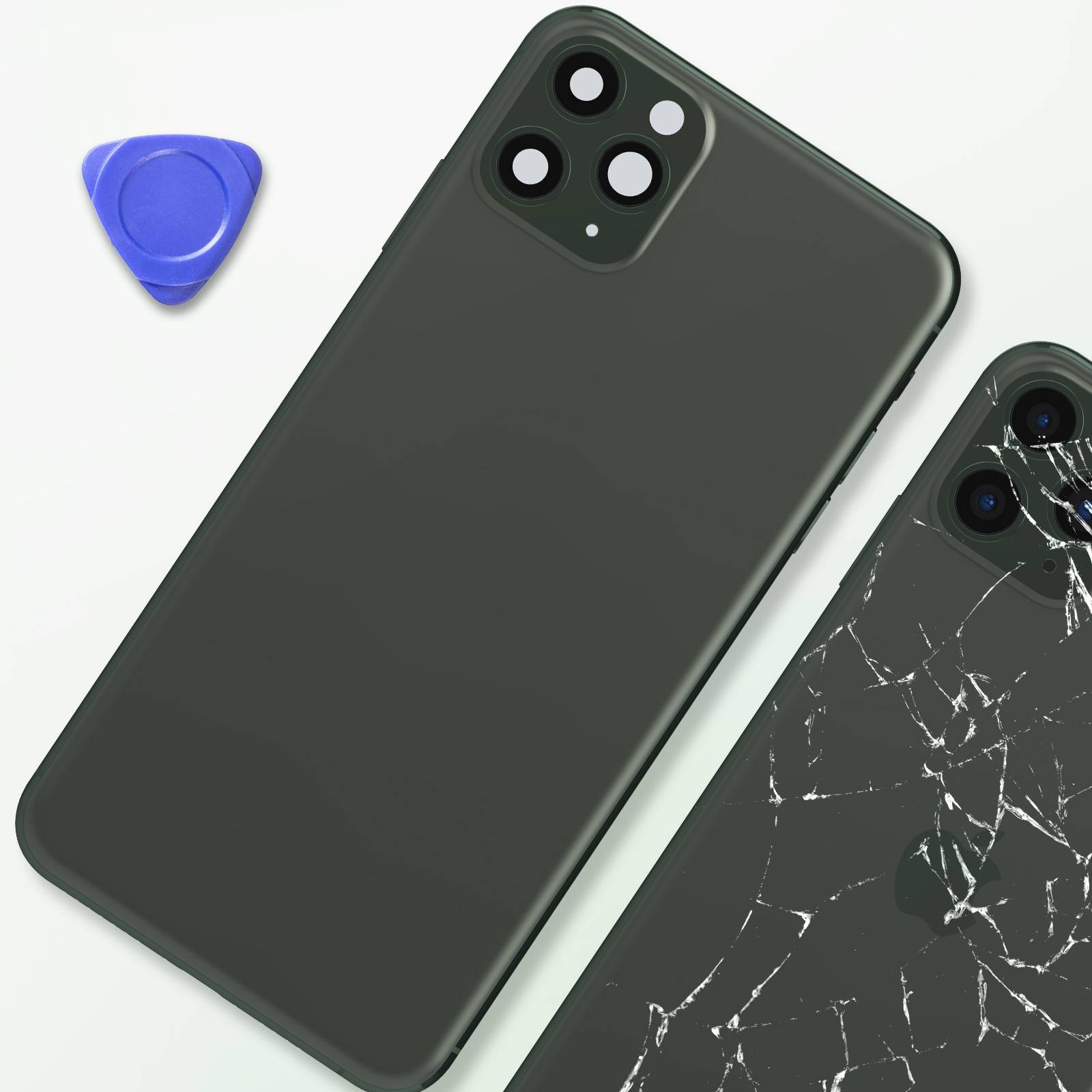 Châssis iPhone 11 Pro avec Vitre arrière de remplacement-3