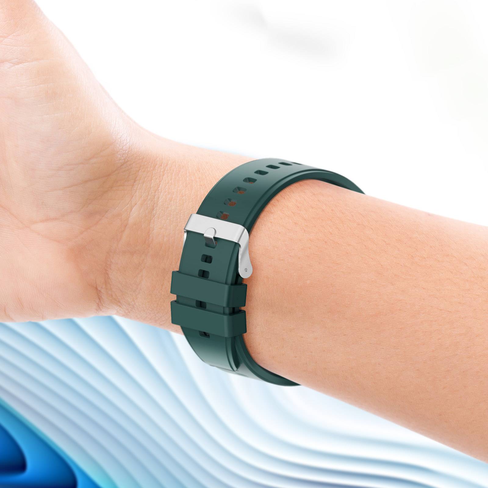 Bracelet pour Huawei Watch GT Runner Silicone Renforcé Boucle-3