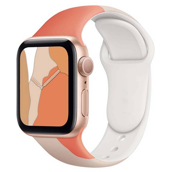 Bracelet pour Apple Watch 38/40/41mm en TPU Patchwork