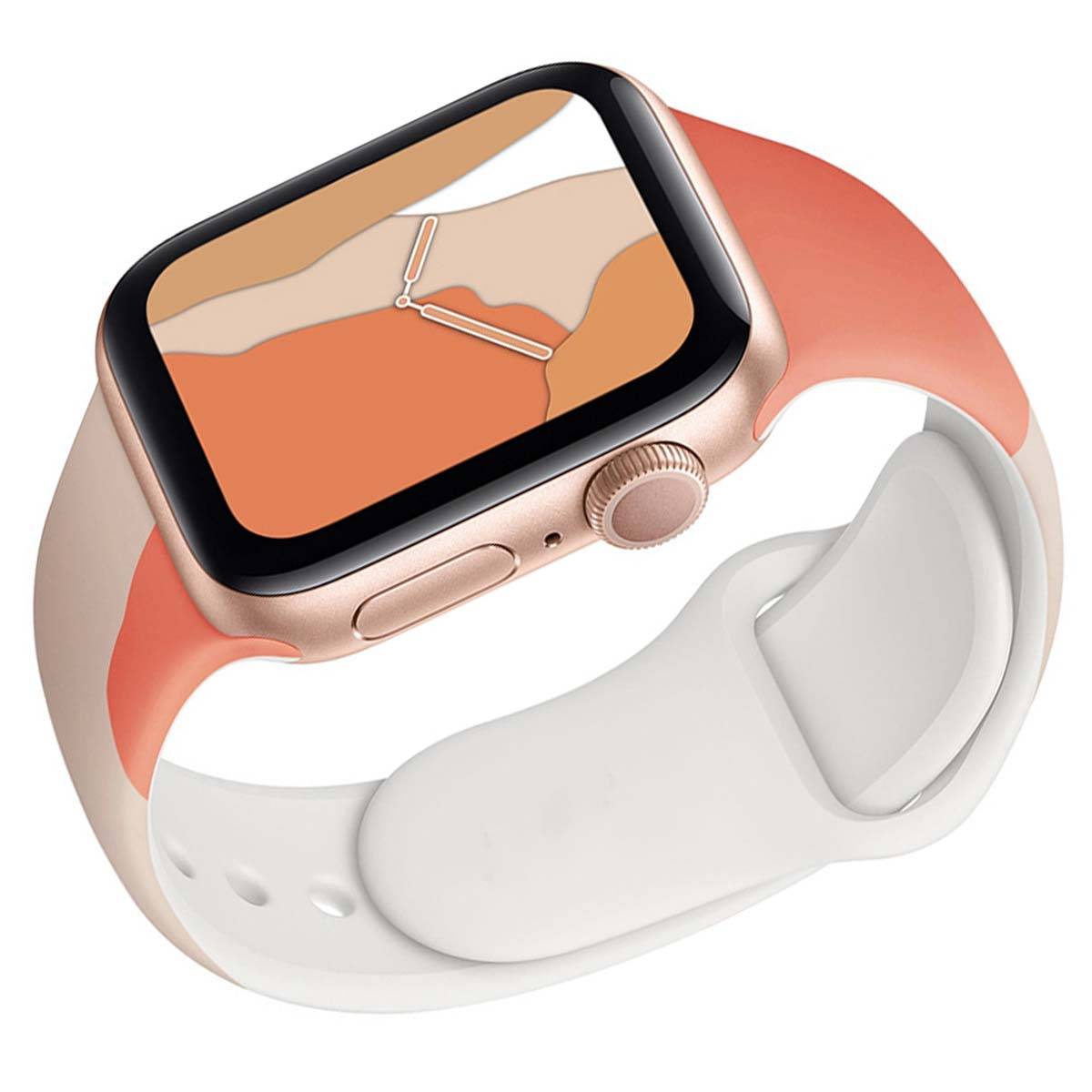 Bracelet pour Apple Watch 38/40/41mm en TPU Patchwork-2