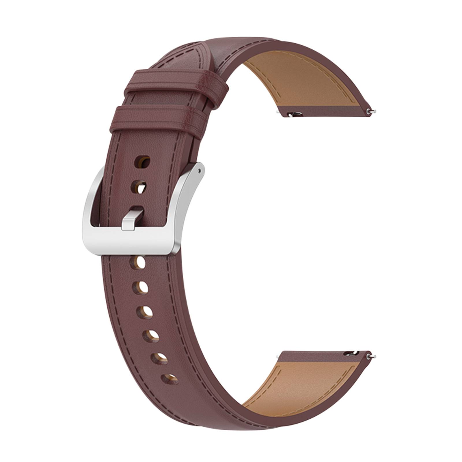 Bracelet Cuir pour Samsung Galaxy Watch 3 45mm Huawei Watch GT3 GT2 46mm-0
