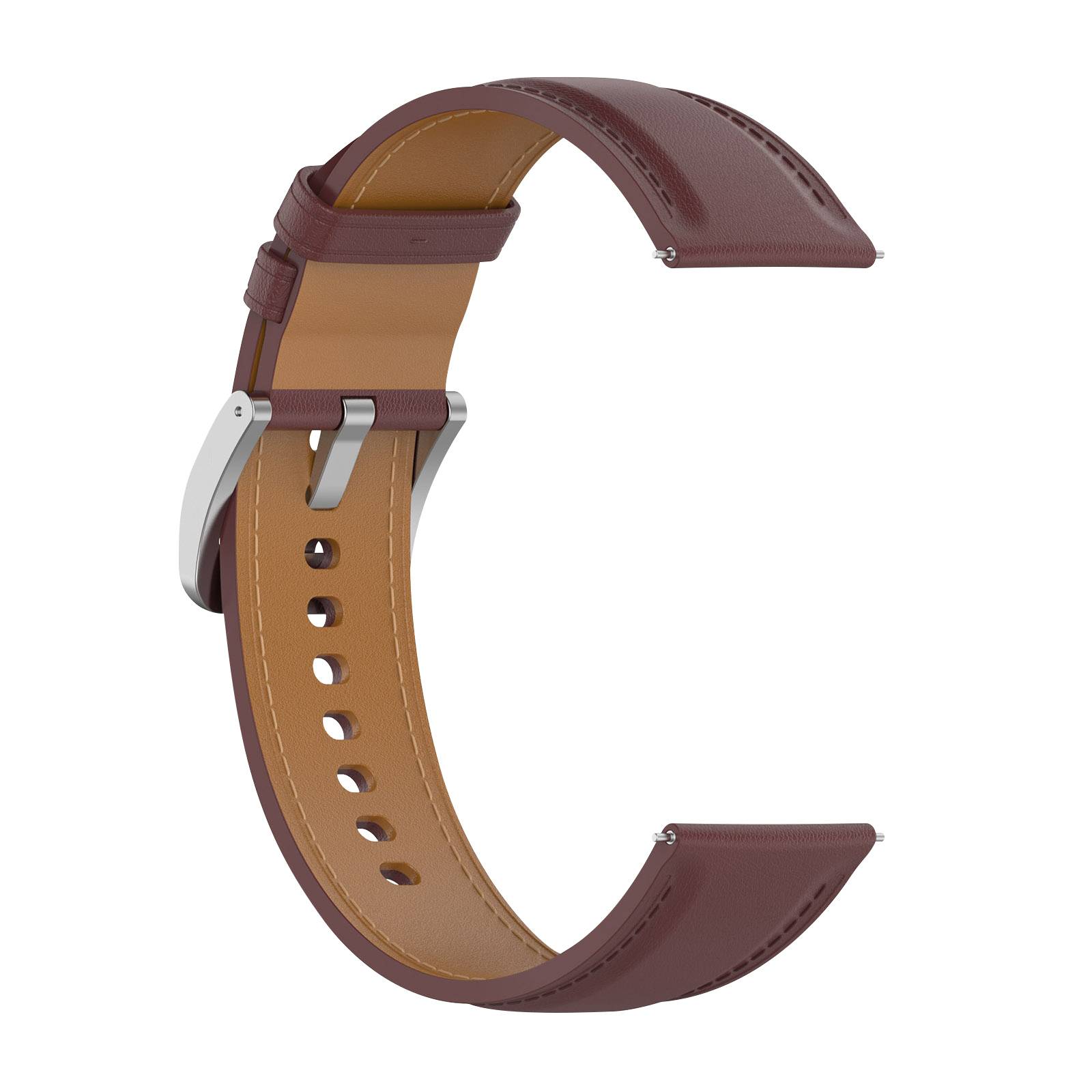 Bracelet Cuir pour Samsung Galaxy Watch 3 45mm Huawei Watch GT3 GT2 46mm-1