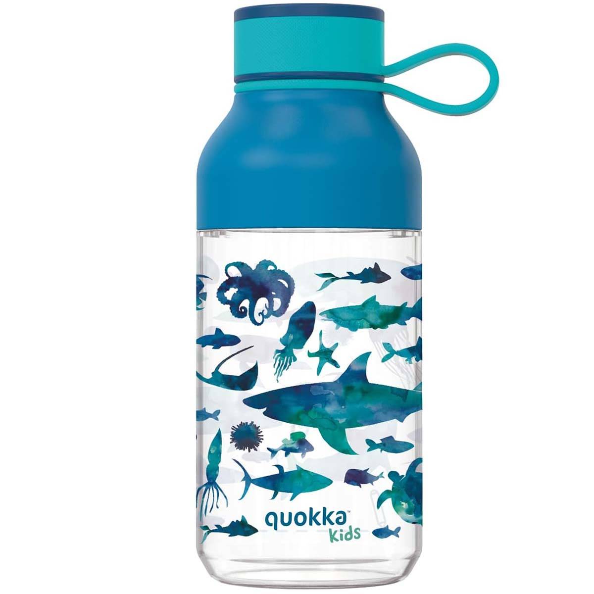 Gourde pour Enfant 430ml Modèle Ice Kids Motif Animaux Marins avec Sangle-0