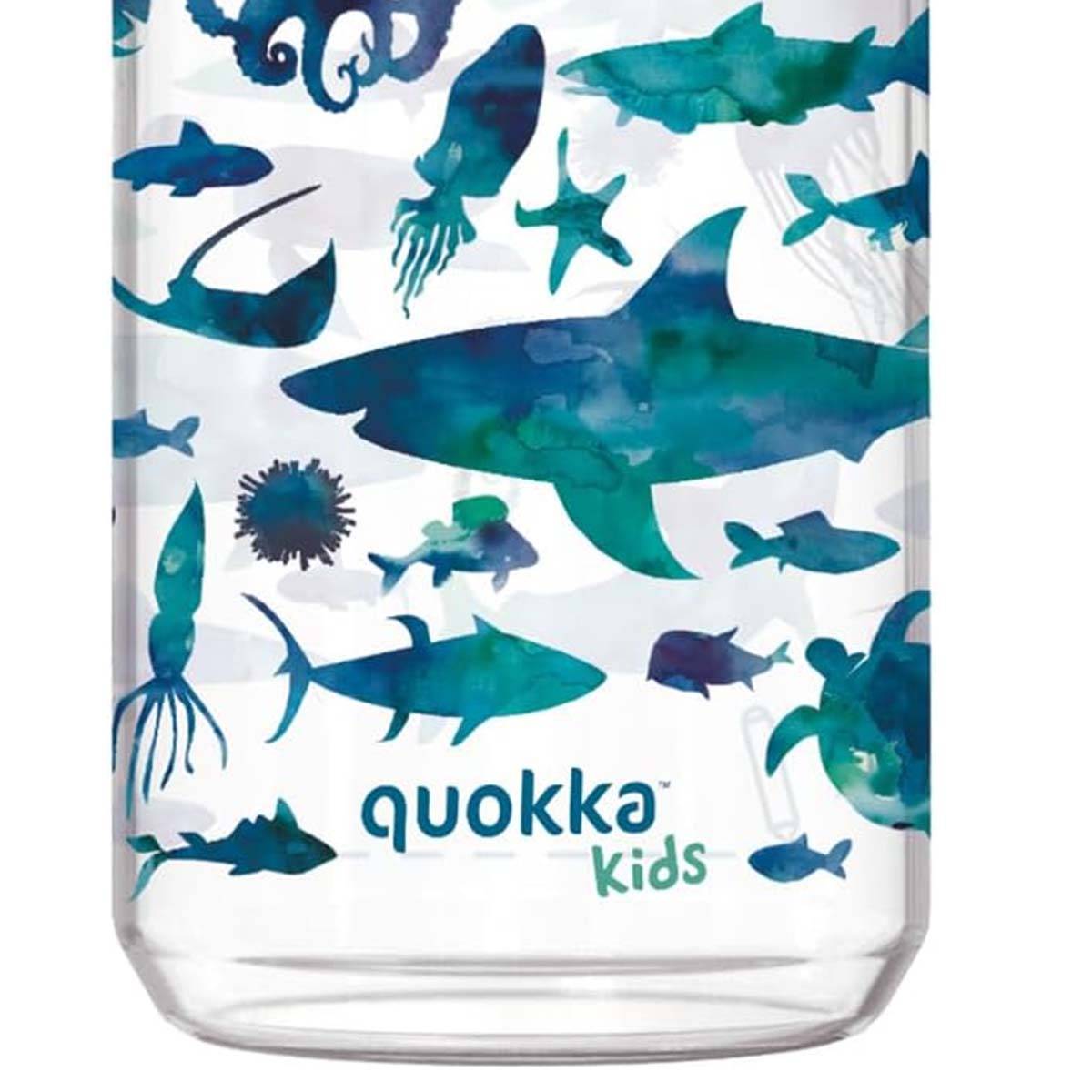 Gourde pour Enfant 430ml Modèle Ice Kids Motif Animaux Marins avec Sangle-3