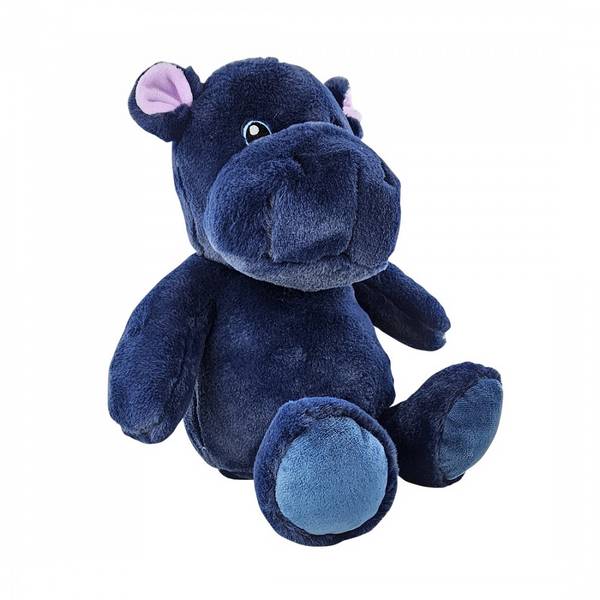 Bouillotte peluche dehoussable 25cm + sachet lavande - Hippopotame