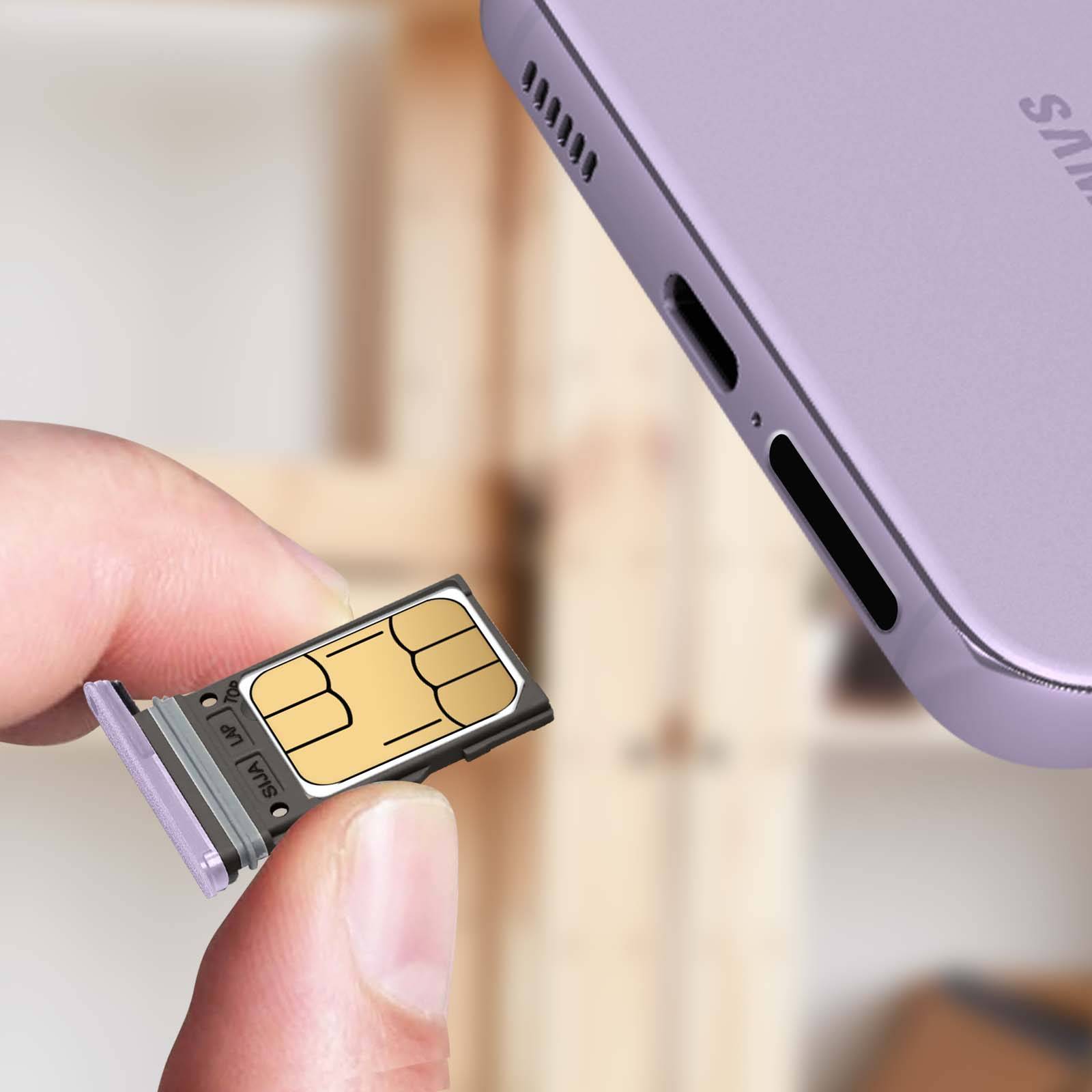 Tiroir Carte SIM pour Samsung Galaxy S21 FE Dual Nano SIM Original-2