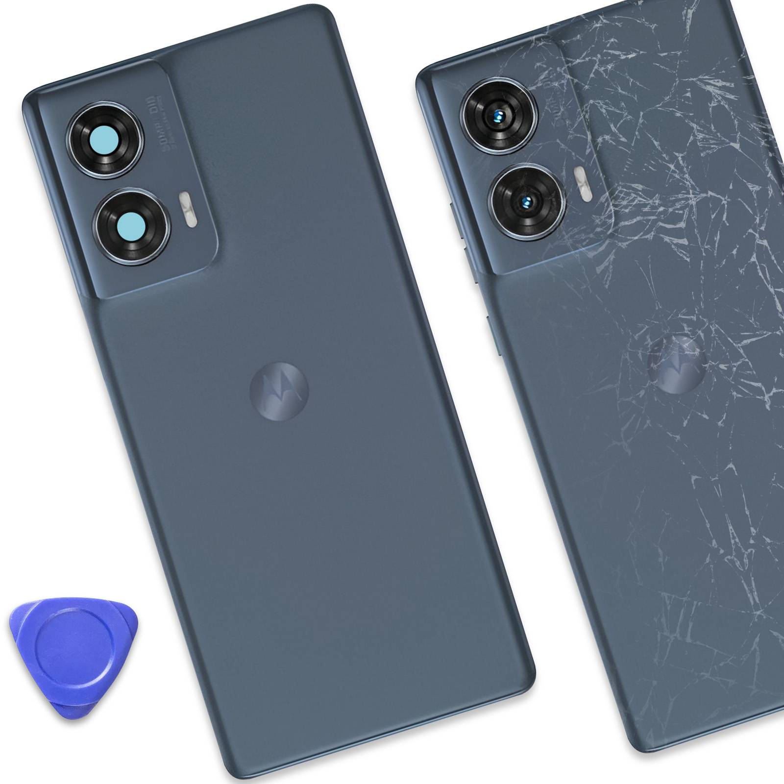 Vitre arrière pour Motorola Edge 50 Fusion Original Service Pack-3