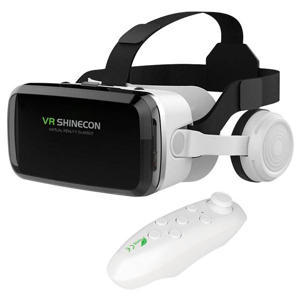 Casque VR Smartphone Réalité Virtuelle 3D avec Audio Bluetooth Shinecon G04BS