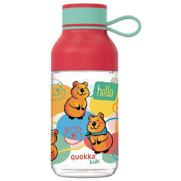 Gourde pour Enfant 430ml Modèle Ice Kids Motif Happy avec Sangle