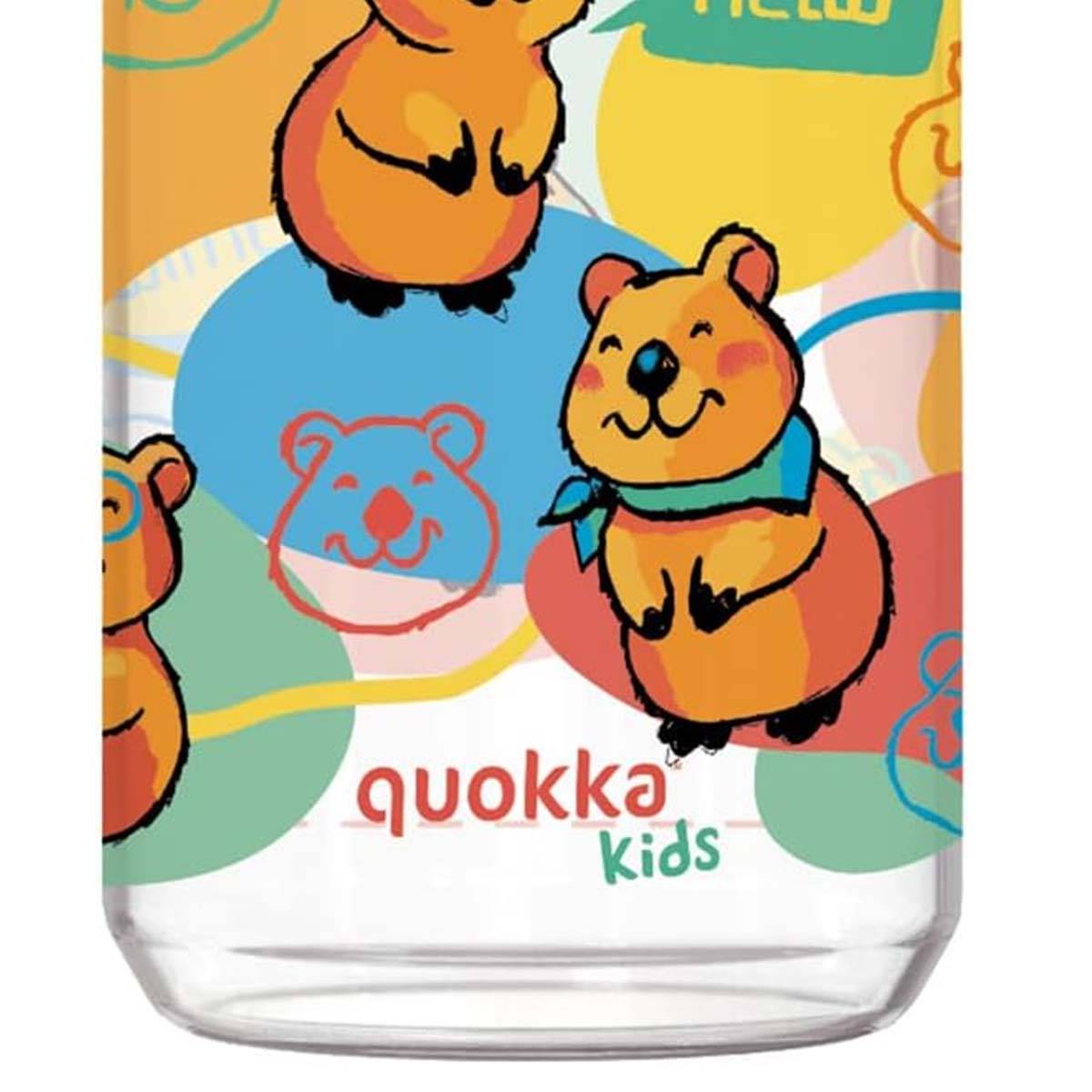 Gourde pour Enfant 430ml Modèle Ice Kids Motif Happy avec Sangle-3