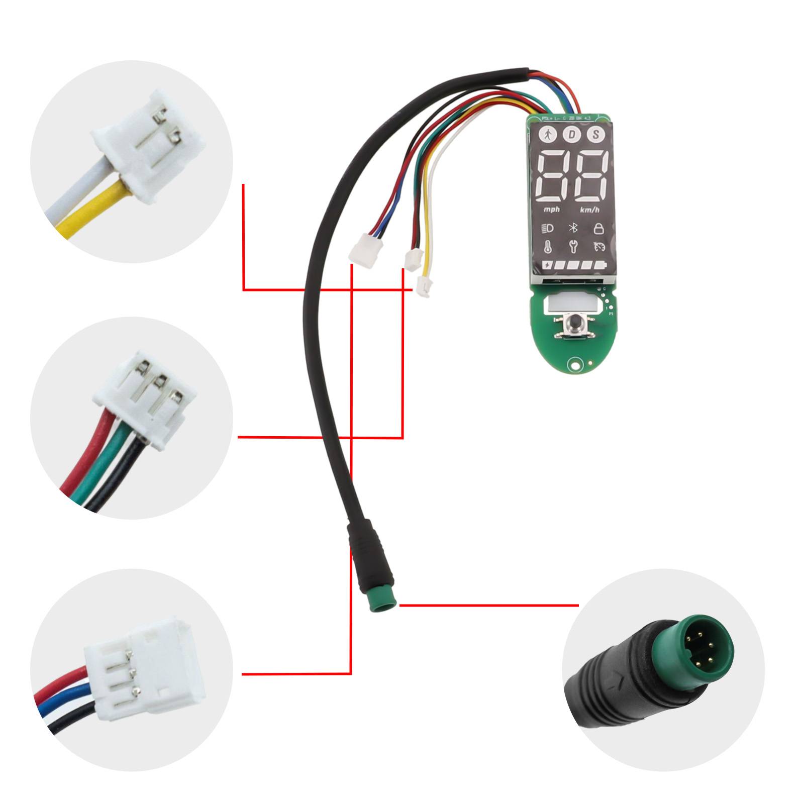 Tableau de Bord pour Trottinette Xiaomi Mi 4 Lite 1ère génération-2